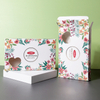 Wholesale Luxury Biscuit Chocolate Gift Box Food Macaron Dessert Candy Food Packaging Marble Paper Cardboard with Window And Paper Bag 