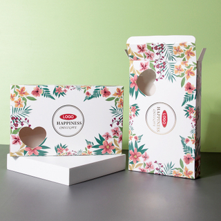 Wholesale Luxury Biscuit Chocolate Gift Box Food Macaron Dessert Candy Food Packaging Marble Paper Cardboard with Window And Paper Bag 