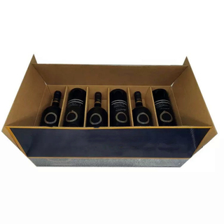 Large Custom Printed White Brown Kraft Corrugated Cardboard Red Wine Clothes Water Food Transport Mailer Moving Shipping Delivery Packing Packaging Carton Box