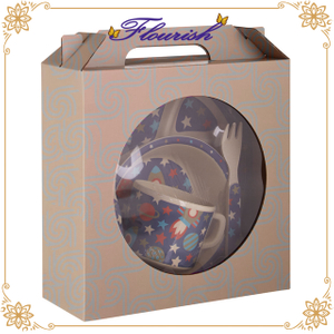 Rigid Cardboard House Shaped Baby Dinning Box