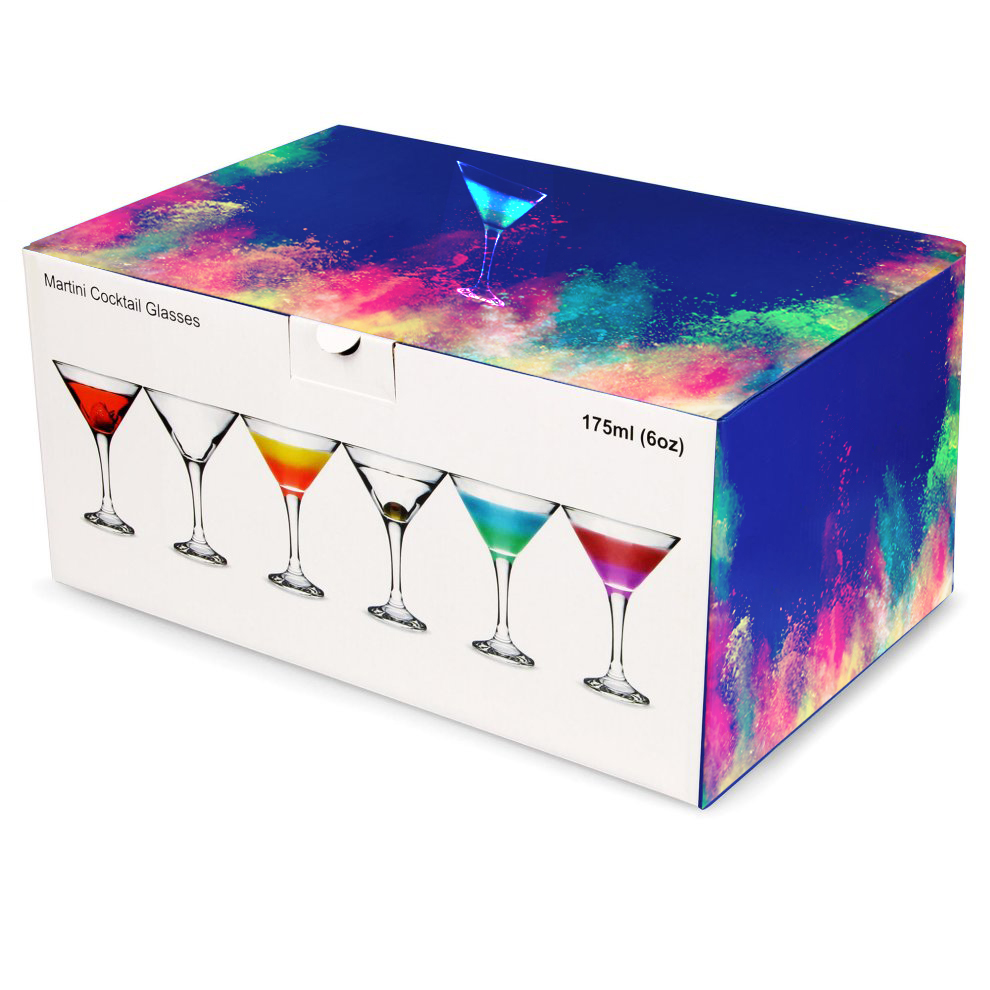 Rectangle Cardboard 4 Pack Beer Cup Box