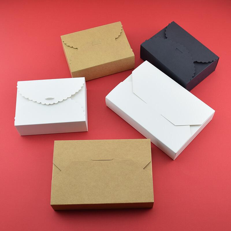 China Wholesale Eco-friendly Recyclable Kraft Paper Packaging Gift Box For Packing Dessert