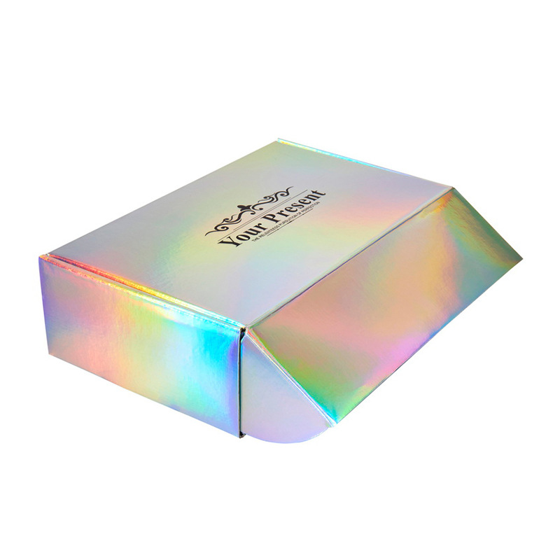 Wholesale Laser Silver Paper Packaging Mailer Box