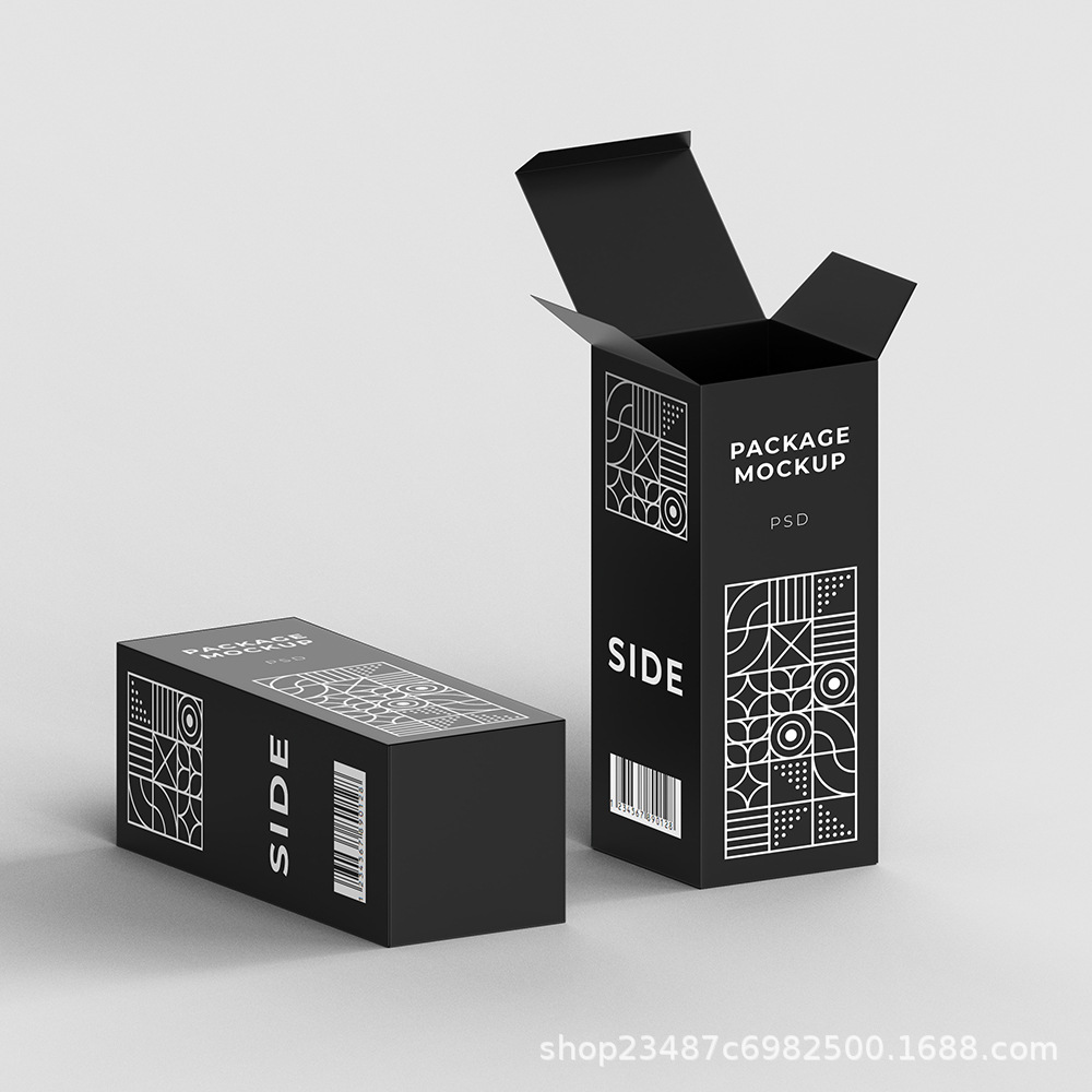 Custom Logo Printed White Cardboard Paper Packaging Cosmetic Box