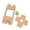 Eco-friendly Recyclable Kraft Paper Packaging Flower Box