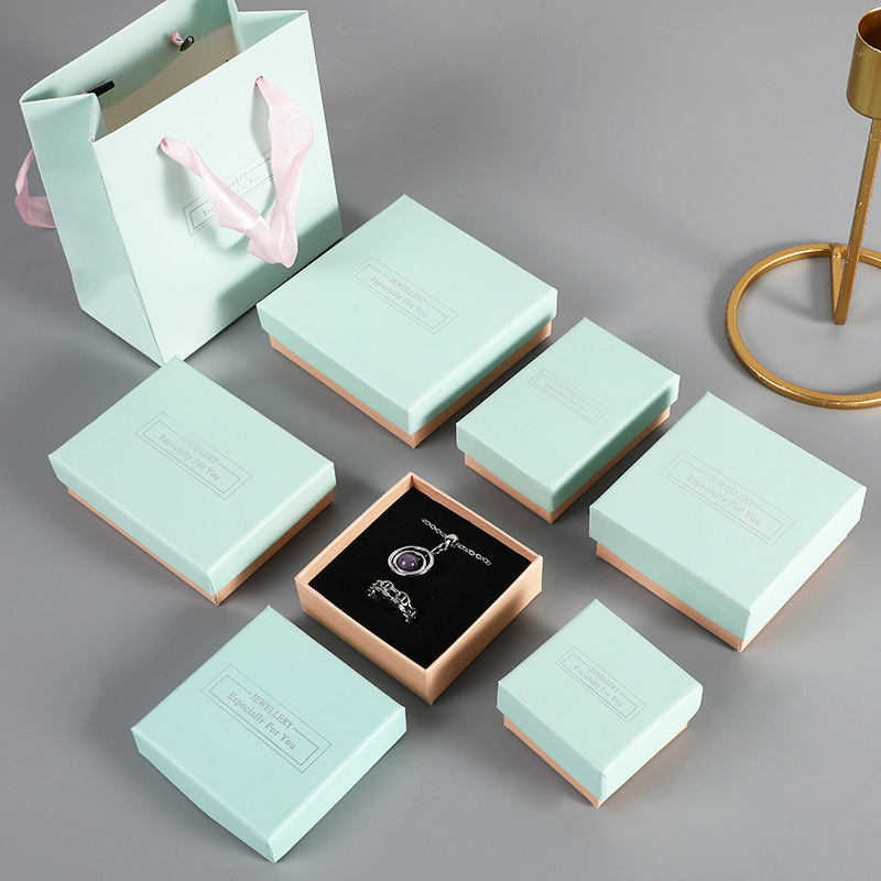 China Wholesale Foam Insert Lid And Base Custom Logo Printing Jewelry Box