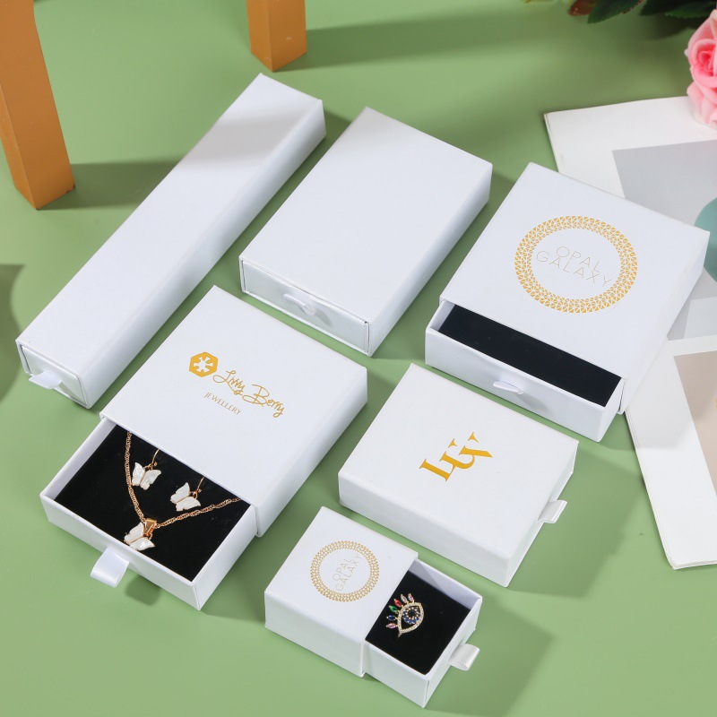 Qingdao Flourish Wholesale Custom Logo Printing Luxury Jewellery Gift Box