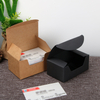 Black Brown Kraft Paper Packaging Box For Packing Name Card