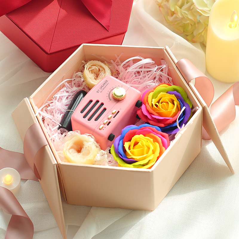 China Wholesale Luxury Christmas Gift Box With Ribbon,Rigid Cardboard Paper Packaging Carton Box