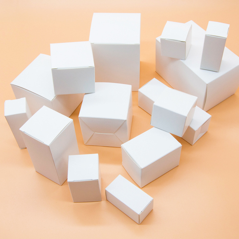 Plain White Cardboard Paper Packaging Carton Box For Packing