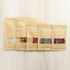 China Manufacturer Wholesale Kraft/Brown Paper Packaging Sealed Bags,Custom Stand Up/Flat Bottom Paper Pouch