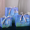  China Wholesales Ribbon Closure Paper Packaging Gift Bag,Luxury Shopping Bags