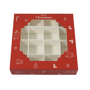 Paper Candy Box, Wedding Birthday Party Gift Boxes, Custom Logo Cookie Chocolate White Cardboard Carton Foldling Packaging Box with PVC Window