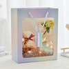 China Wholesale Custom Logo Printing Fashion Paper Packaging Gift Bag With Window