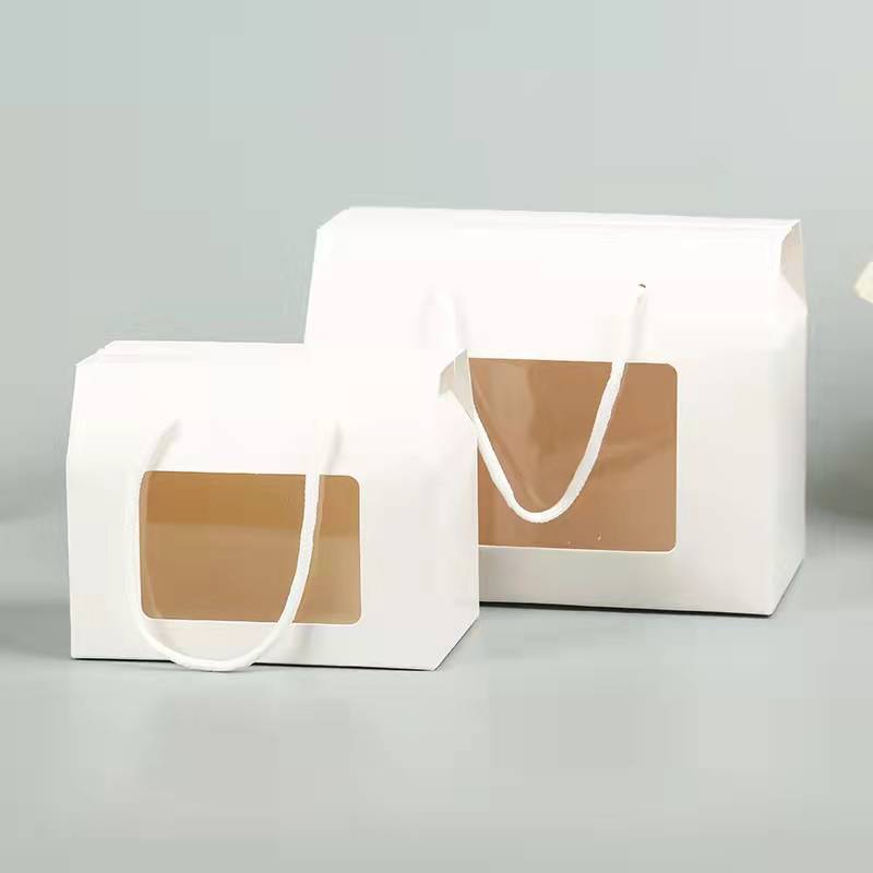 China Manufacturer Wholesale Eco-friendly Recyclable Kraft Paper Box WIth Window
