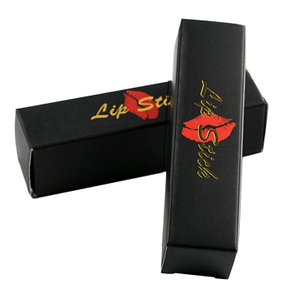 Custom Logo Printed White Paper Lip Stick Packaging Box