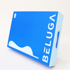 Custom Luxury Large Corrugated Board Cardboard Paper Packaging Box Printing Logo Bedding Pillow Box Packaging Package with Plastic Handle for Small Business