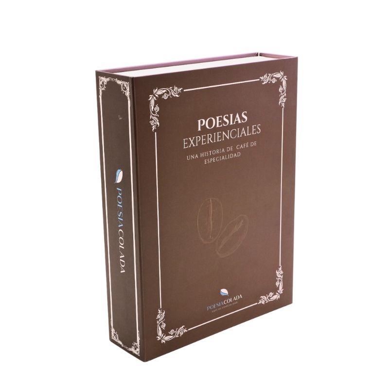 Luxury Empty Paper Packing Sweets Dates Candy Food Boxes Custom Gift Packaging Chocolate Coffee Beans Tea Storage Book Shape Magnet Box with Embossing Logo