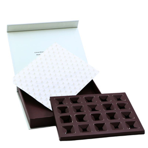 Tailored Food Grade Hinged Chocolate Gift Box | Wholesale OEM Custom Book-Style Packaging for Cookies, Macarons, Food with UV Coating Matt Lamination Lining