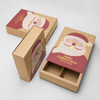 Wholesale Foldable Art Paper Packing Package Gift Box Printed And Laminated for Christmas Xmas Take Out Cake Cupcake Cookie Chocolate Macaron with Partition 