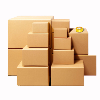 Recyclable Brown Moving Corrugated Carton Shipping Boxes Custom Logo Printed Strong Cardboard Packaging Cartons Heavy Duty Box Paper Material Stamping