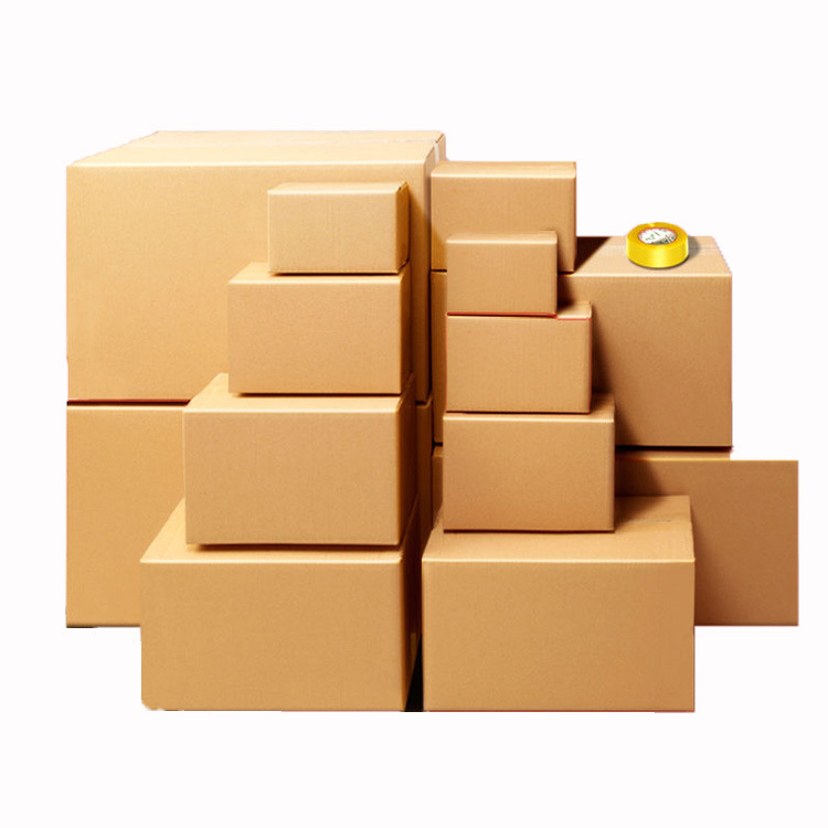 Custom Size Environmental Protection Cardboard Paper Carton Packaging Box with UV Coating 4c Printing for Express Shipping Storage E-Commerce Small Business