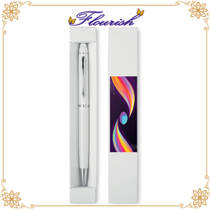 Custom CYMK Printing Rigid Cardboard Pen Box