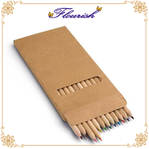 Custom Brown Corrugated Paper Pencil Storage Box