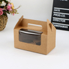 China Manufacturer Wholesale Kraft Paper Cake Box With Window