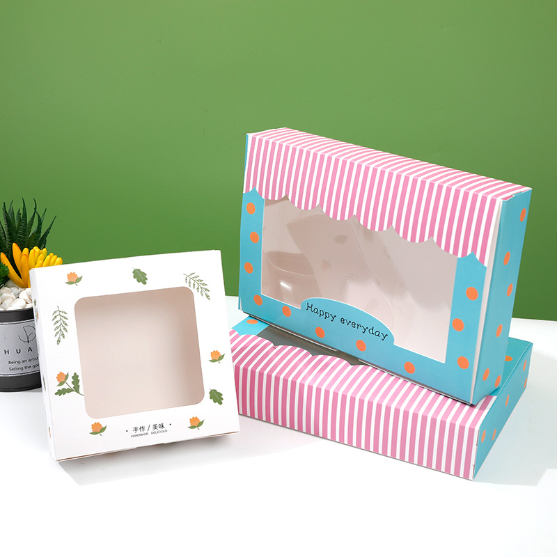 Qingdao Manufacturer Wholesale Paper Packaging Box For Packing Cakes Desserts