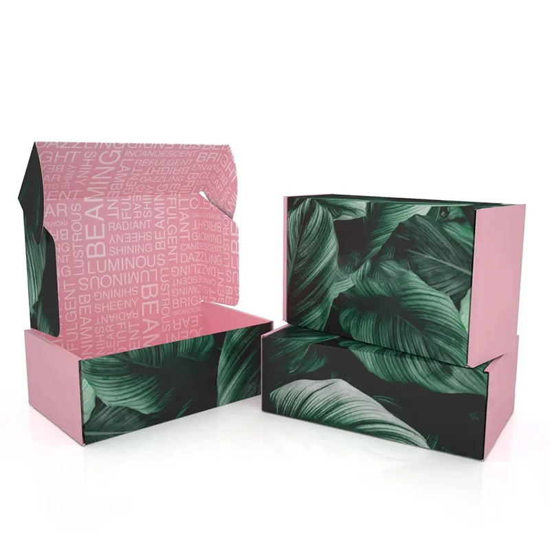 Manufacture Wholesale Corrugated Packaging Easy Folding Collapsible Custom Color Mailer Kraft Biodegradable Paper Cardboard Carton Shipping Gift Box with Logo