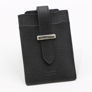 Custom Pop Up Synthetic Soft Genuine Leather Protection Anti-Theft Smart Business Wallet Purse ID Credit Card Holder with Cheque Metal Clip Coin Pocket