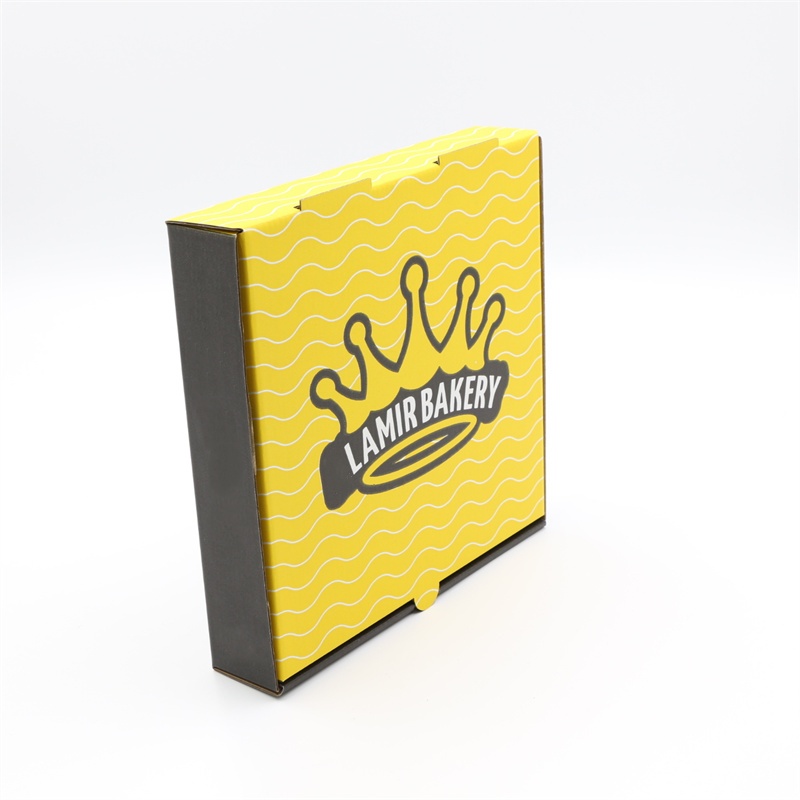 Custom Printed Kraft Corrugated Cardboard Paper Biodegradable Disposable Take Away Fast Food Pizza Bakery Dessert Cake Lunch Packing Packaging Box with Window